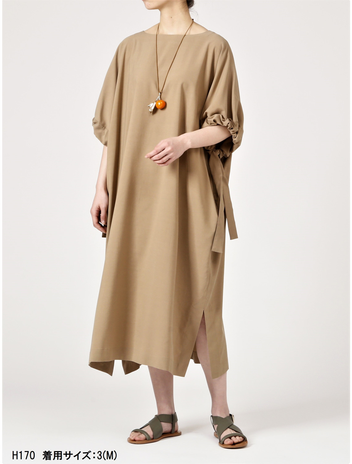 ハードツイストオックス袖リボンワンピース Plain People プレインピープル 公式 Online Store