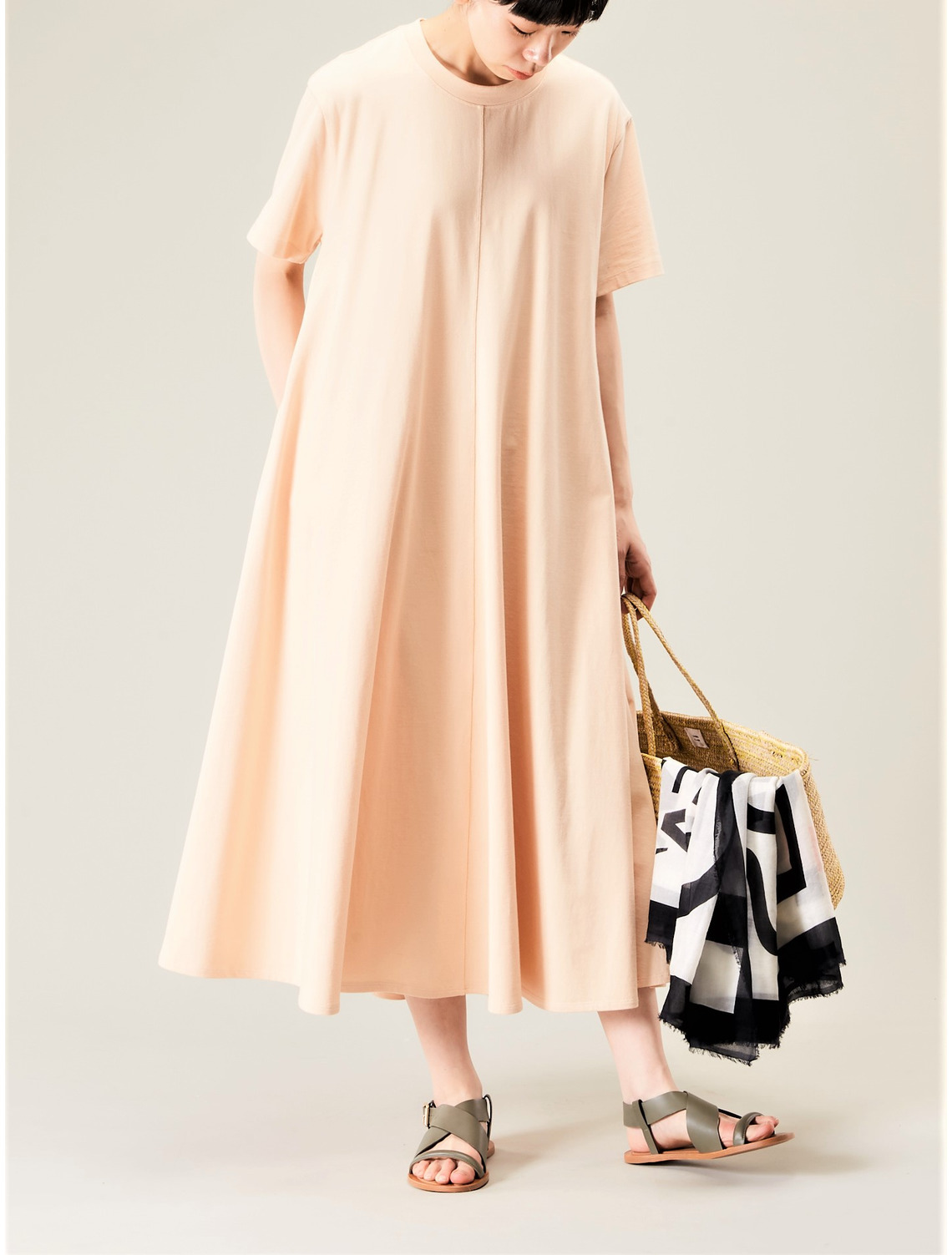 オーガニックコットン天竺ワンピース Plain People プレインピープル 公式 Online Store