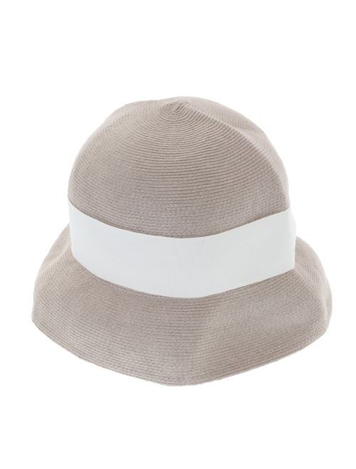 【mature ha.】Hemp Linen Braid Hat Short