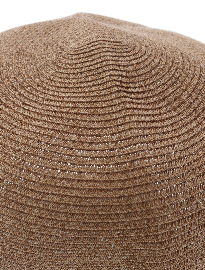 【mature ha.】Waterproof Paper Braid Light Hat Wide 詳細画像 ブラウン 6