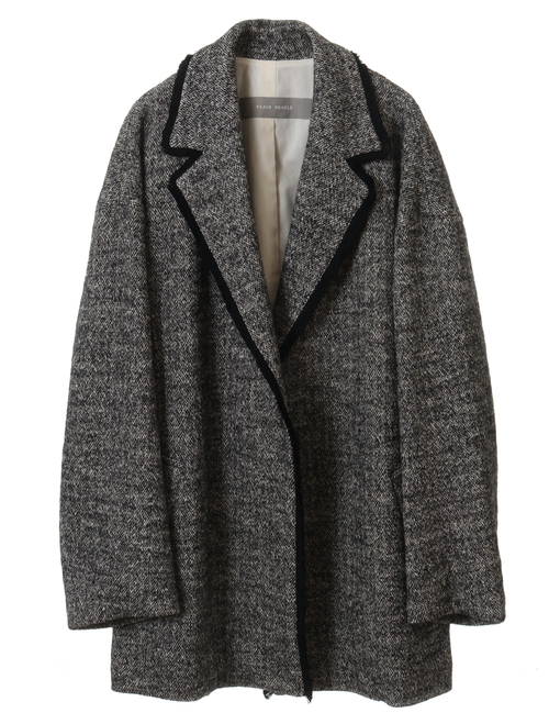 国際ブランド】 PLAIN グレー ダッフルコート カシミヤ PEOPLE ...