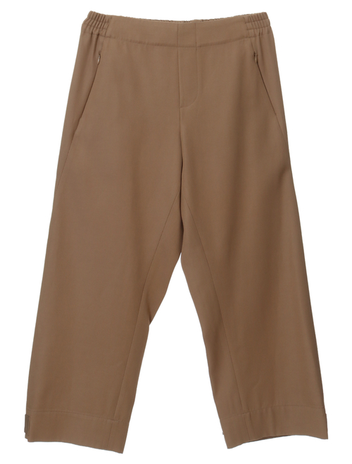 レーヨンギャバジンコクーンパンツ