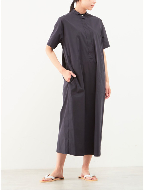 ウェザーストレッチシャツワンピース
