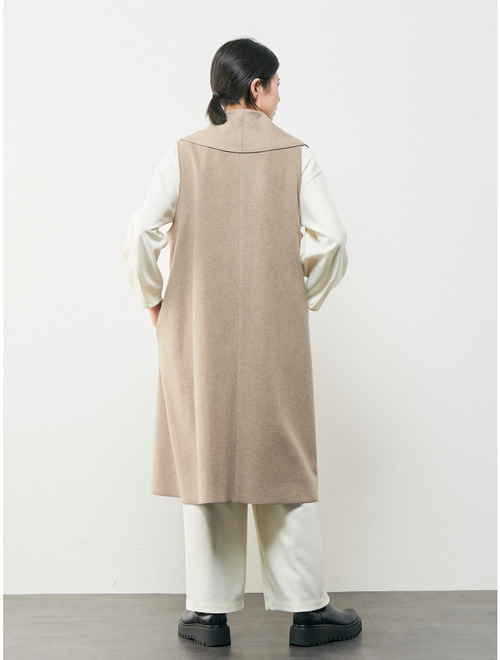 ショールカラーカシミヤジレ