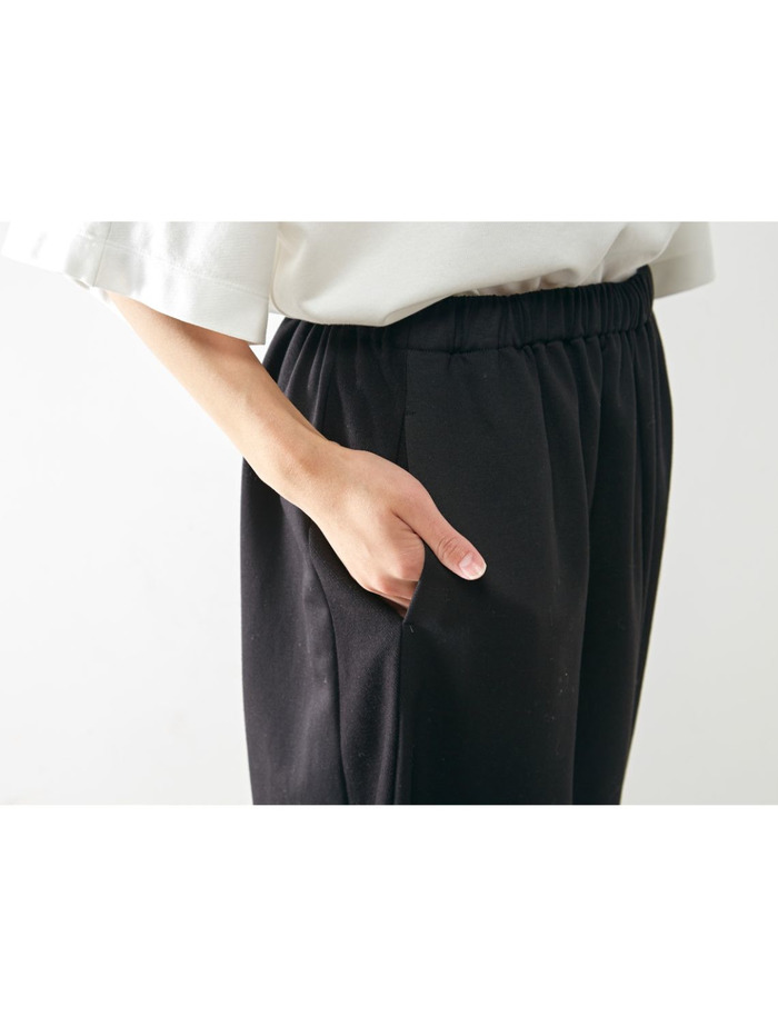 裏毛サルエルパンツ 詳細画像 ブラック 6