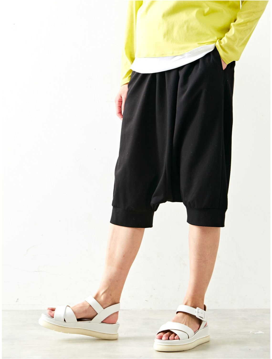 バンデーラ天竺サルエルパンツ】｜PLAIN PEOPLE(プレインピープル) 公式 Online Store