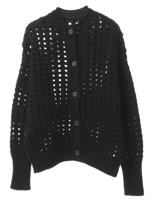 【BATONER】カーディガン BIG MESH CARDIGAN