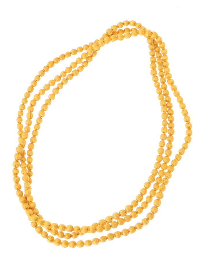 【CITRUS】シルクネックレス 詳細画像 イエロー 1