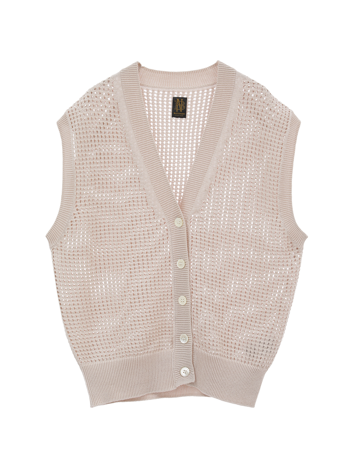 BATONER】ベスト SUMMER KNIT CARDIGAN VEST】|PLAIN PEOPLE(プレイン