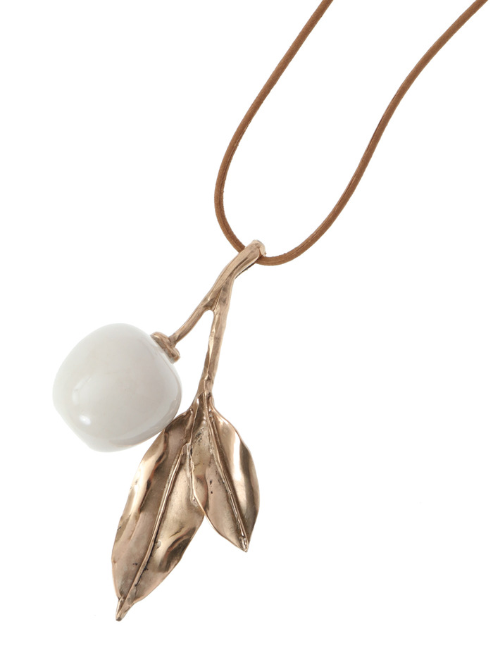 【RENARD BIJOUX】ネックレス SMALL APPLE 詳細画像 ホワイト 3