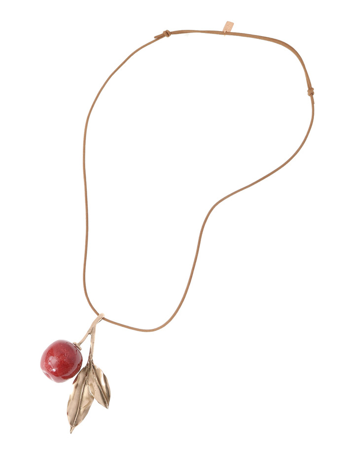 【RENARD BIJOUX】ネックレス SMALL APPLE 詳細画像 レッド 2