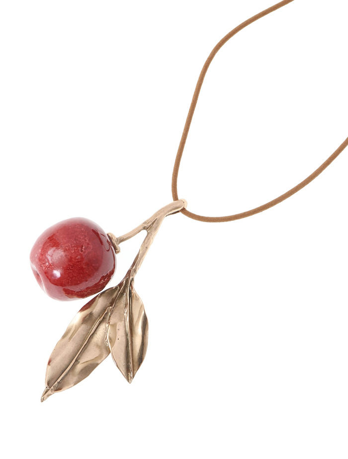 【RENARD BIJOUX】ネックレス SMALL APPLE 詳細画像 レッド 3
