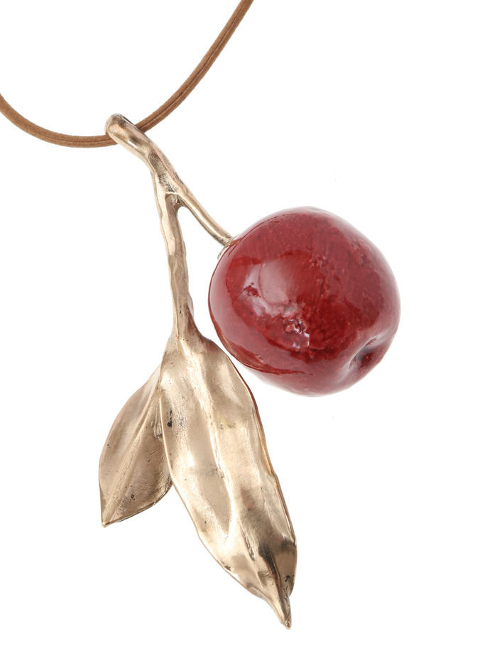 【RENARD BIJOUX】ネックレス SMALL APPLE 詳細画像 レッド 4