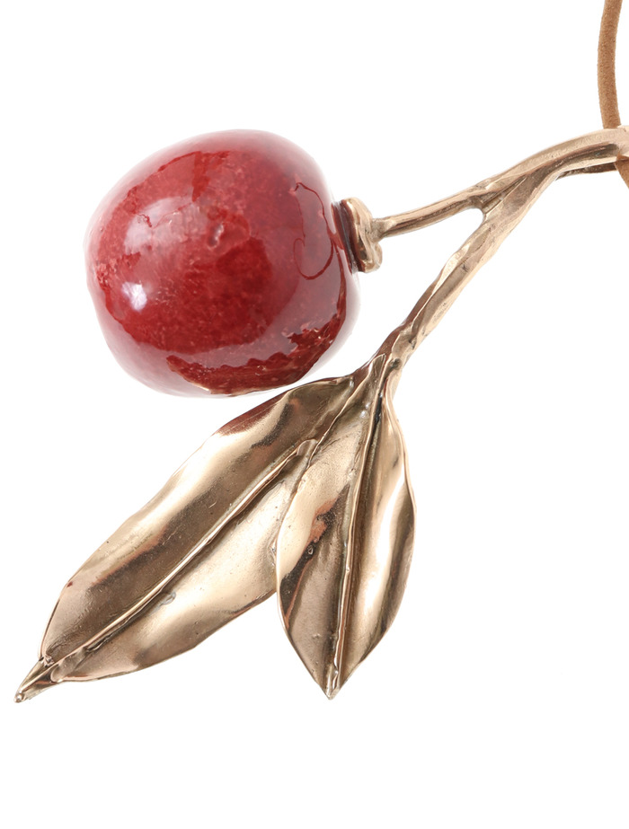 【RENARD BIJOUX】ネックレス SMALL APPLE 詳細画像 レッド 5