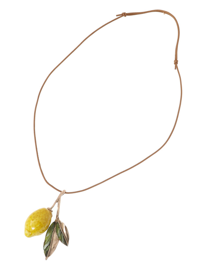 【RENARD BIJOUX】ネックレス SMALL LEMON 詳細画像 イエロー 2