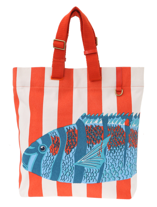 【INOUI EDITIONS】コットンキャンバスバッグ SAC STREET STRAP TANGO
