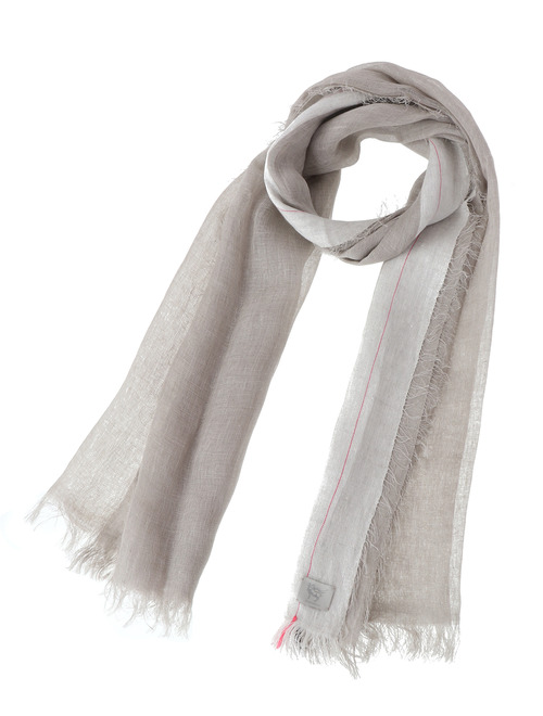 【NIMNIMDUAI】ストール LINEN GAUZE DOUBLE LINE