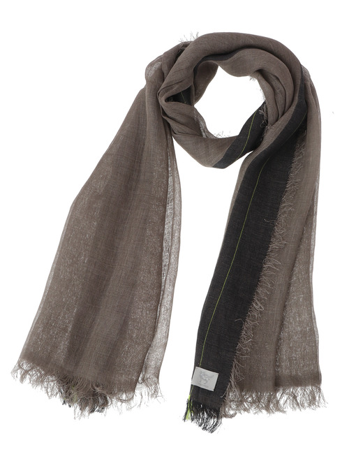 【NIMNIMDUAI】ストール LINEN GAUZE DOUBLE LINE