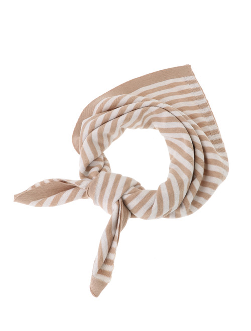 【ma'ry'ya】スクエアニットスカーフ YIA122 KERCHIEF