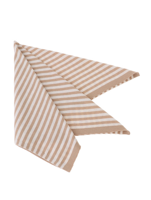 【ma'ry'ya】スクエアニットスカーフ YIA122 KERCHIEF