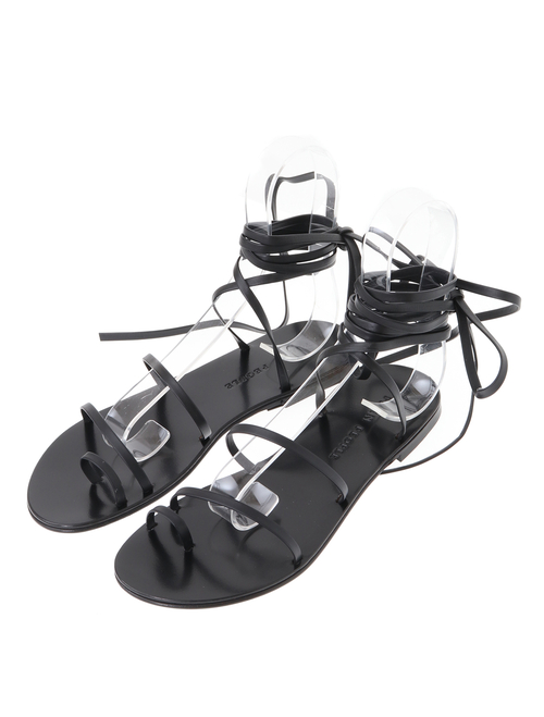 【CORSO ROMA 9】レースアップサンダル 7722 CUOIO NERO