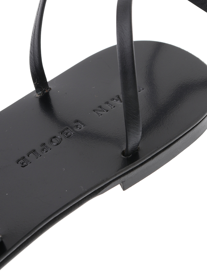 【CORSO ROMA 9】レースアップサンダル 7722 CUOIO NERO 詳細画像 ブラック 7