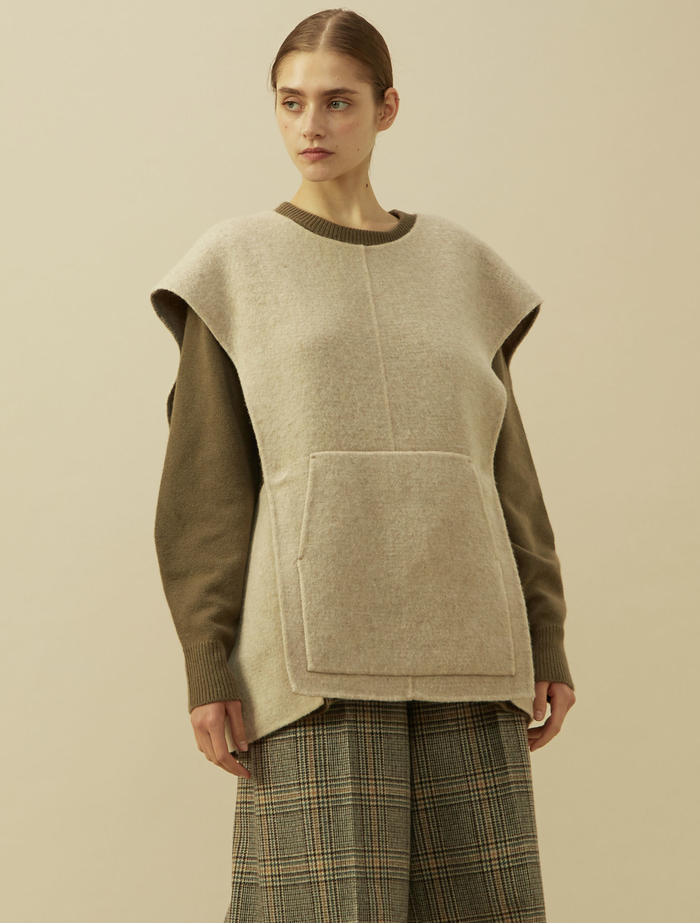 リバービッグベスト 詳細画像 ベージュ 2