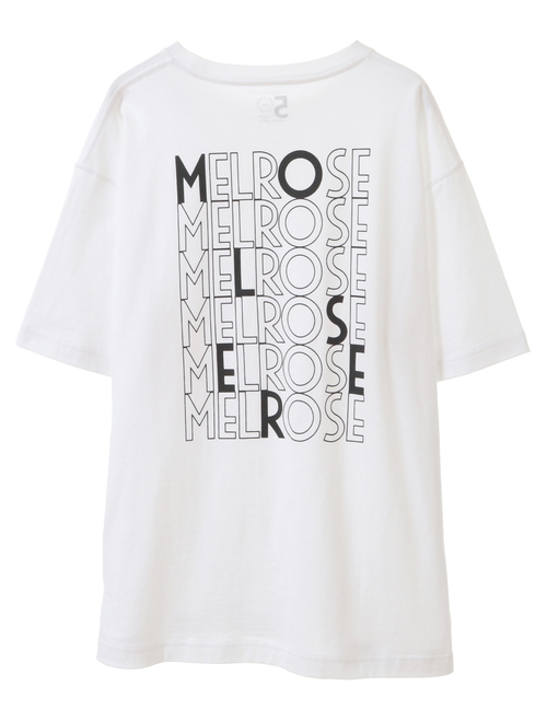 【メルローズ50周年限定】ロゴプリントTシャツ
