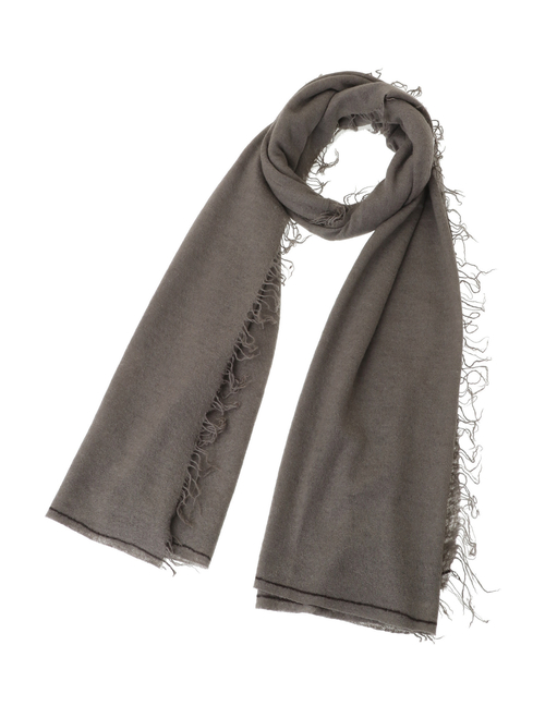 【NIMNIMDUAI】ストール MASSAGE PASHMINA HEM BORDER