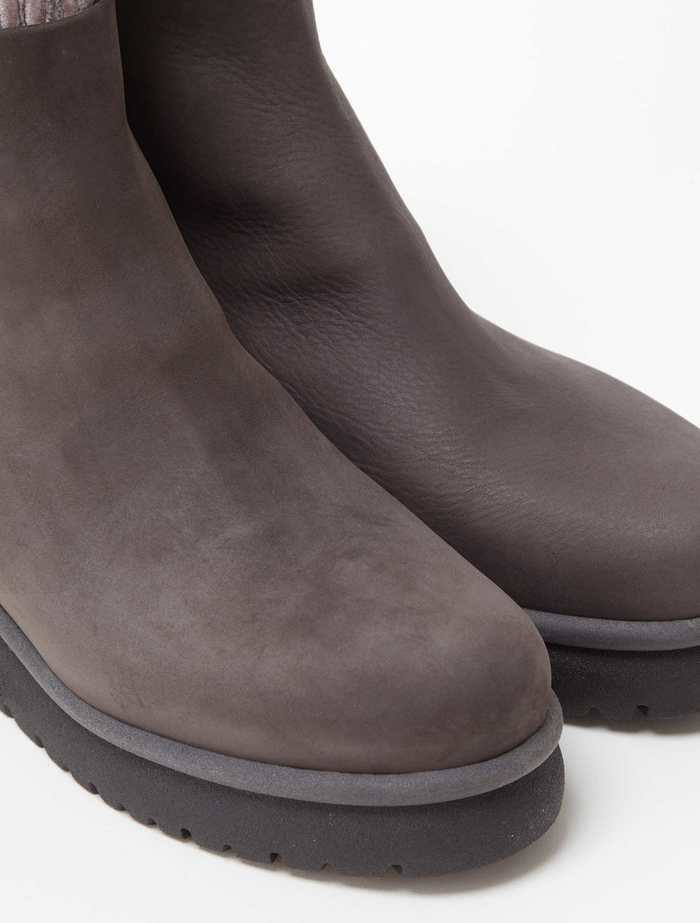 【15th ANNIVERSARY】【PATRIZIA BONFANTI for Plain People】レザーショートブーツ YAYA with infinity 詳細画像 カーキ 2