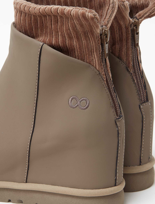 【15th ANNIVERSARY】【PATRIZIA BONFANTI for Plain People】レザーショートブーツ