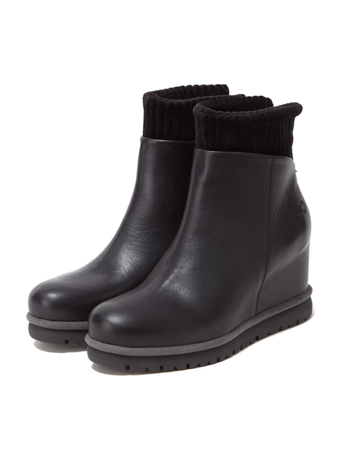 【15th ANNIVERSARY】【PATRIZIA BONFANTI for Plain People】レザーショートブーツ ANDY with infinity