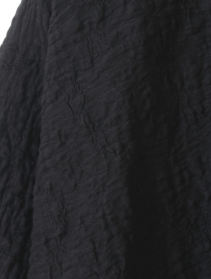 【15th ANNIVERSARY 青山・WEB限定】シュリンクジャカードドルマンブルゾン 詳細画像 ブラック 5