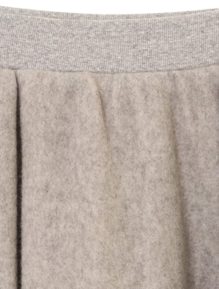 コットンヤク裏毛バレルスカート 詳細画像 ベージュ 12