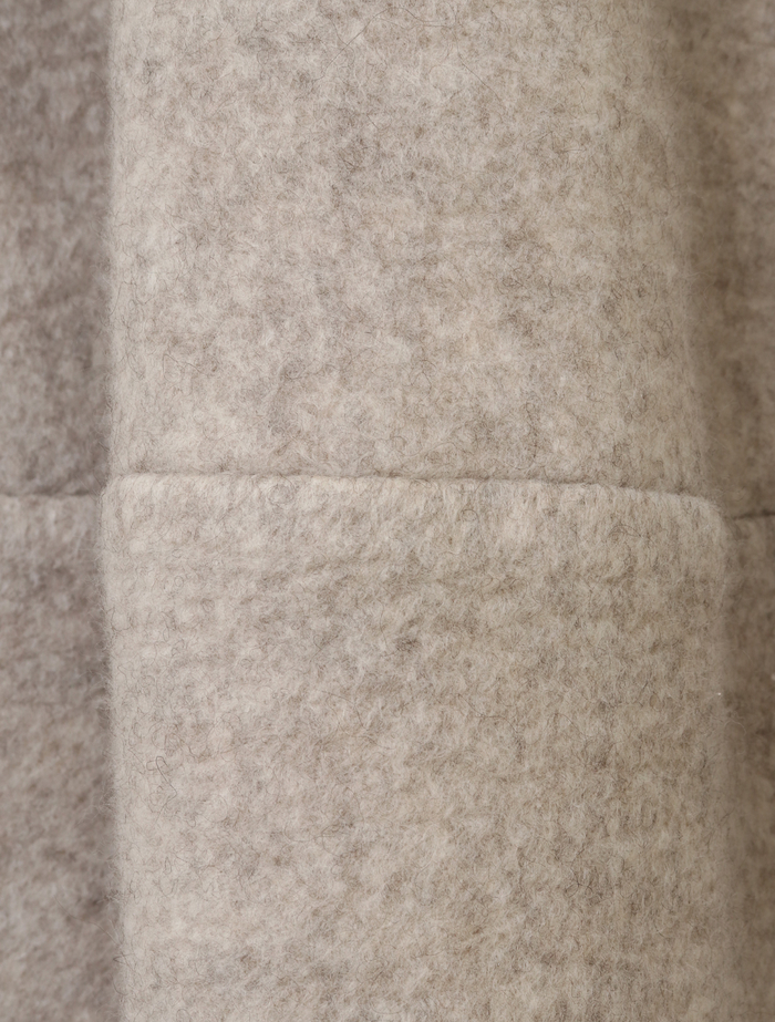 コットンヤク裏毛バレルスカート 詳細画像 ベージュ 14