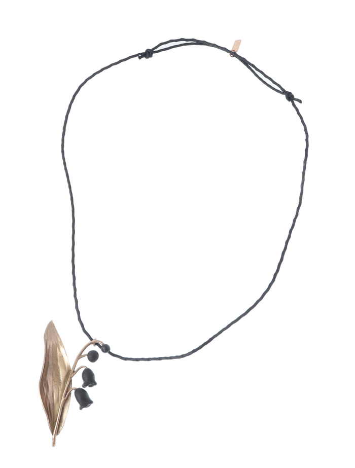 【RENARD BIJOUX/ルナール ビジュー】LILY OF THE VALLEY ネックレス 詳細画像 ブラック 1