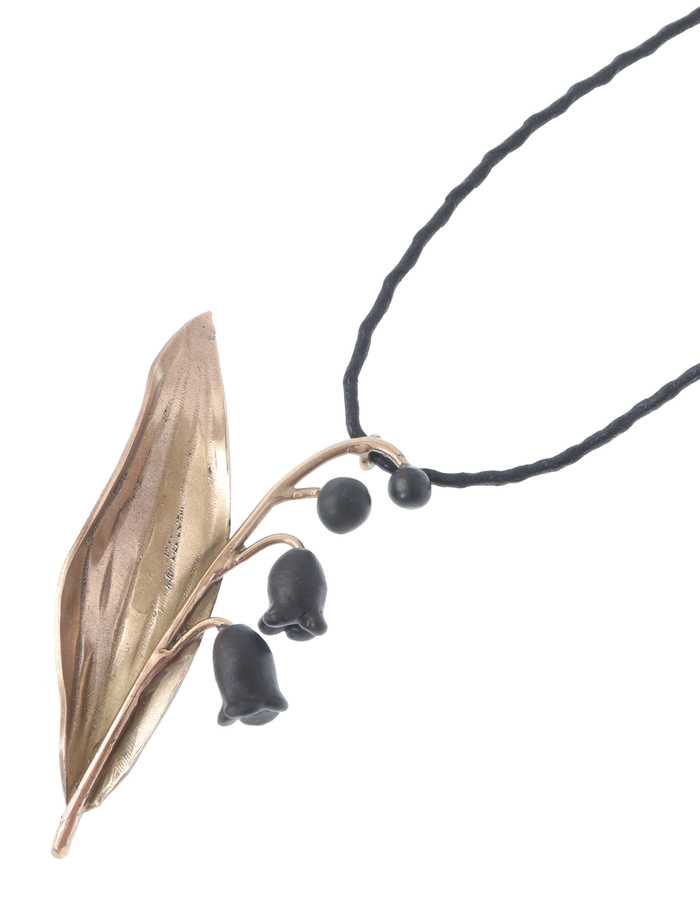 【RENARD BIJOUX/ルナール ビジュー】LILY OF THE VALLEY ネックレス 詳細画像 ブラック 3