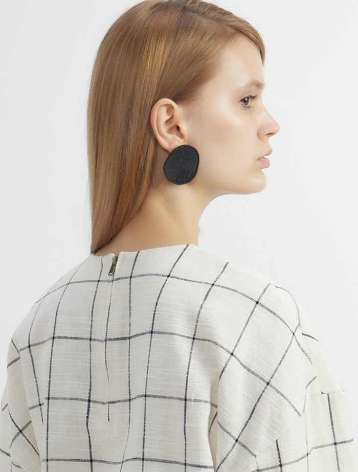 【.bijouets/ビジュエッツ】3Dプリントピアス 詳細画像 ブラック 7