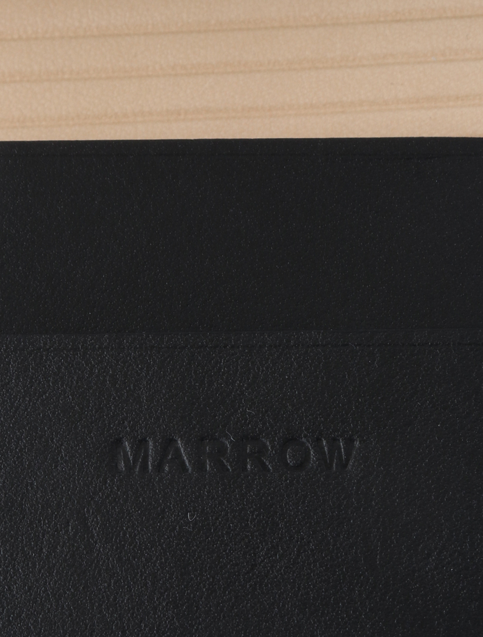 【MARROW/マロウ】レザー二つ折り財布 詳細画像 ブラック 6