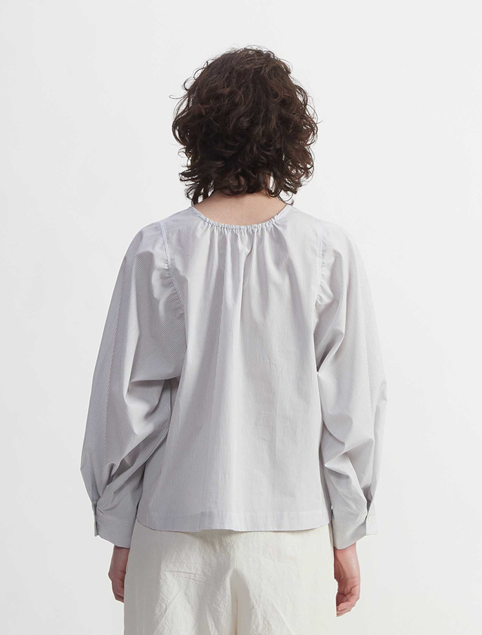 タイプライター２WAYスリーブブラウス 詳細画像 ストライプ 6