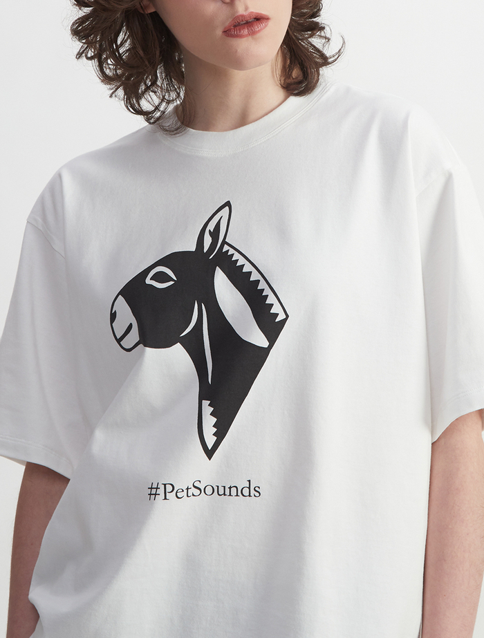 #PetSoundsアニマルプリントTシャツ 詳細画像 ホワイト 3