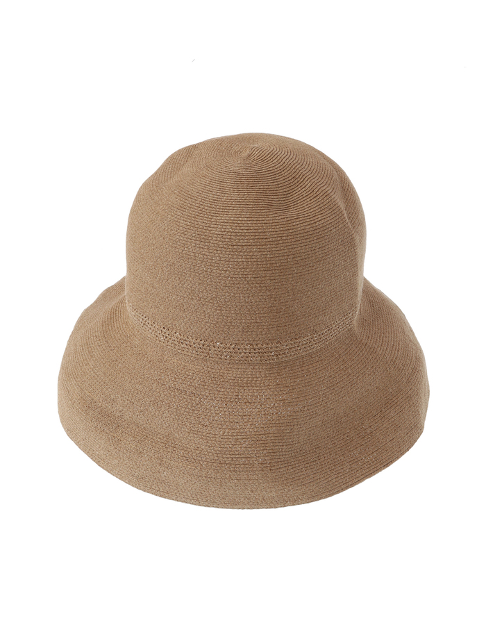 【mature ha./マチュアーハ】WP paper braid hat switch wide 詳細画像 ブラウン 1