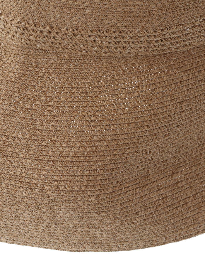 【mature ha./マチュアーハ】WP paper braid hat switch wide 詳細画像 ブラウン 5