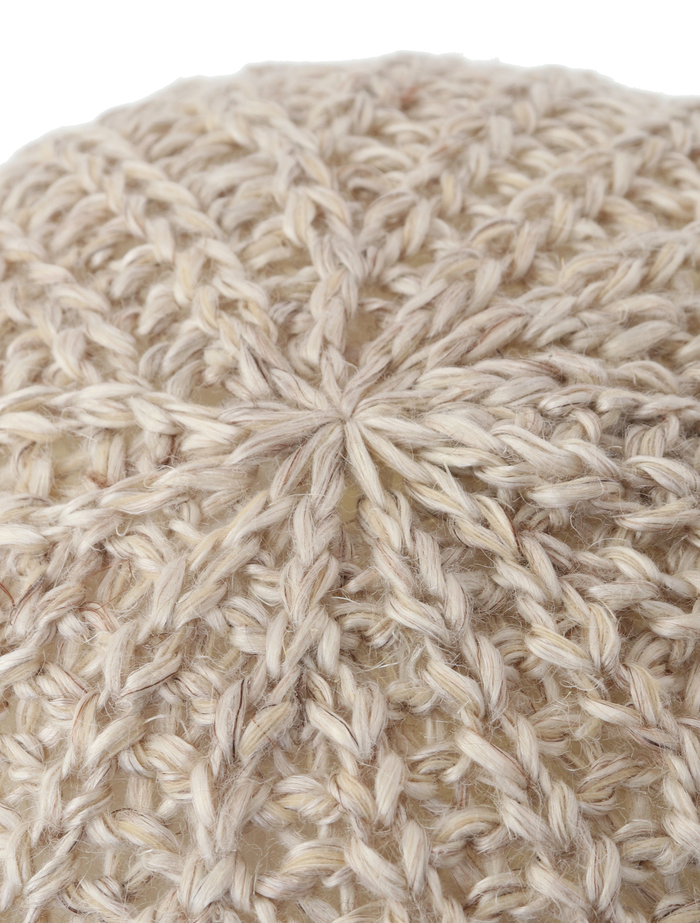 【mature ha./マチュアーハ】knit hat linen 詳細画像 ナチュラル 4