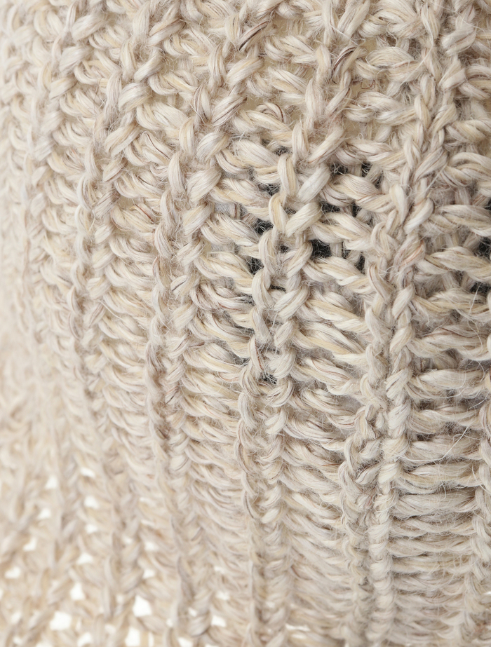 【mature ha./マチュアーハ】knit hat linen 詳細画像 ナチュラル 5