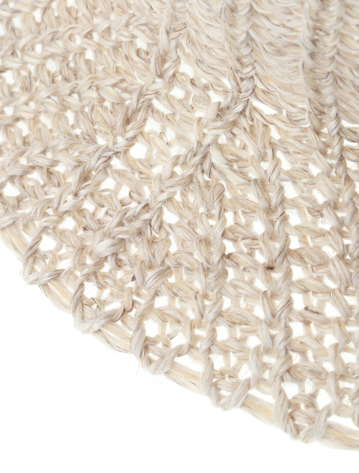 【mature ha./マチュアーハ】knit hat linen 詳細画像 ナチュラル 6