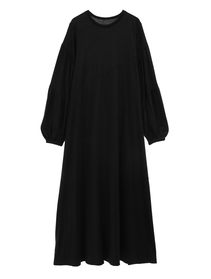 バンデーラ天竺スパイラルギャザードレス 詳細画像 ブラック 1