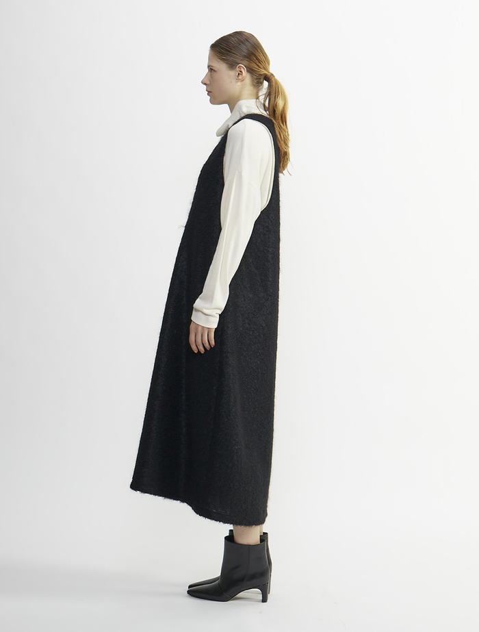 ループインレイUネックジャンパースカート 詳細画像 ブラック 4
