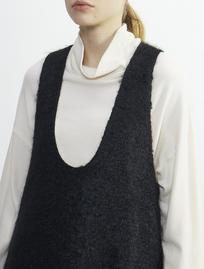 ループインレイUネックジャンパースカート 詳細画像 ブラック 6