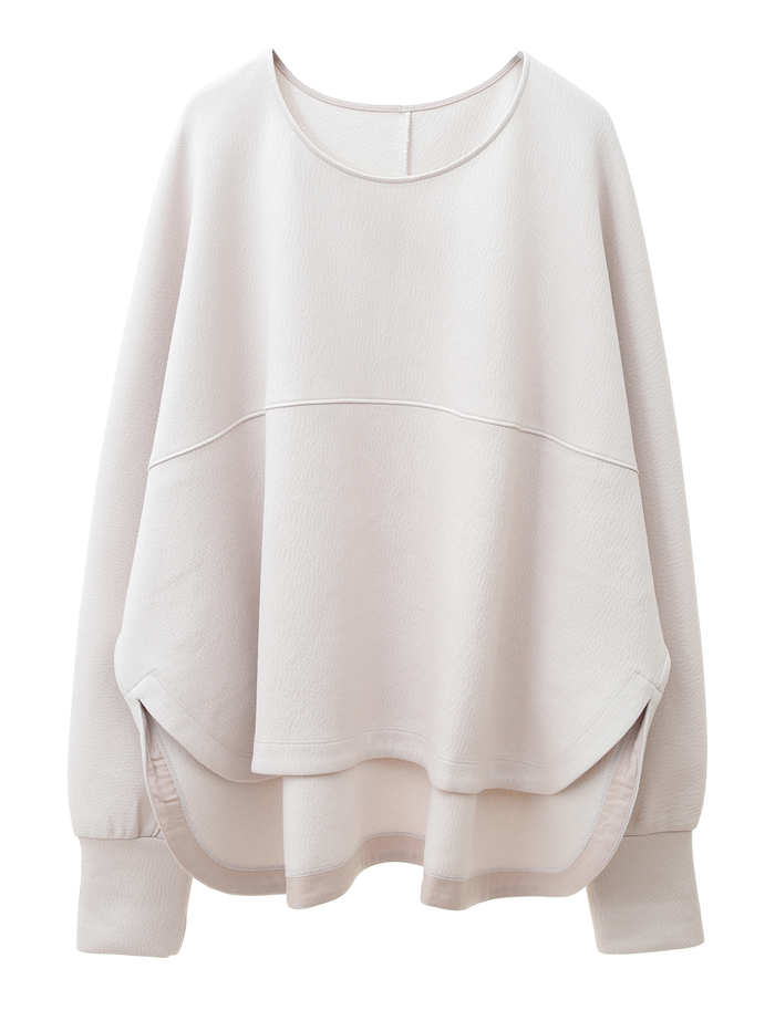 コットンナイロンダブルスウェットプルオーバー 詳細画像 ベージュ 1